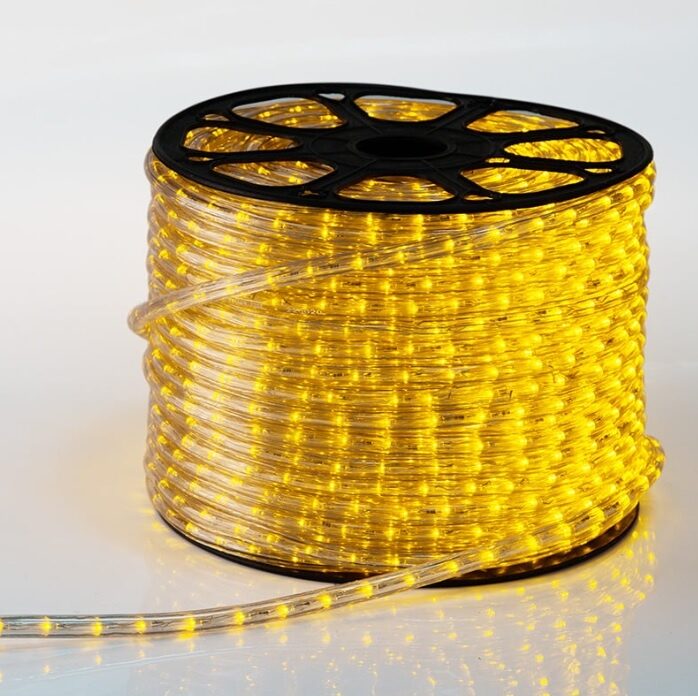 Светодиодный Дюралайт DR1-D3-CL-36D-24V-IP68-10 Жёлтый (Yellow)