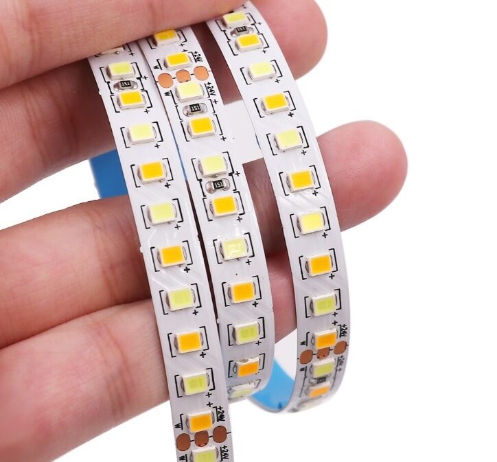 Светодиодная лента SMD2835, 24 V, 240 LED/m, IP20, CCT, LUX